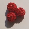 Nyckelring Du är värdefull med skyddsängel - Valfri färg - Strass Röd