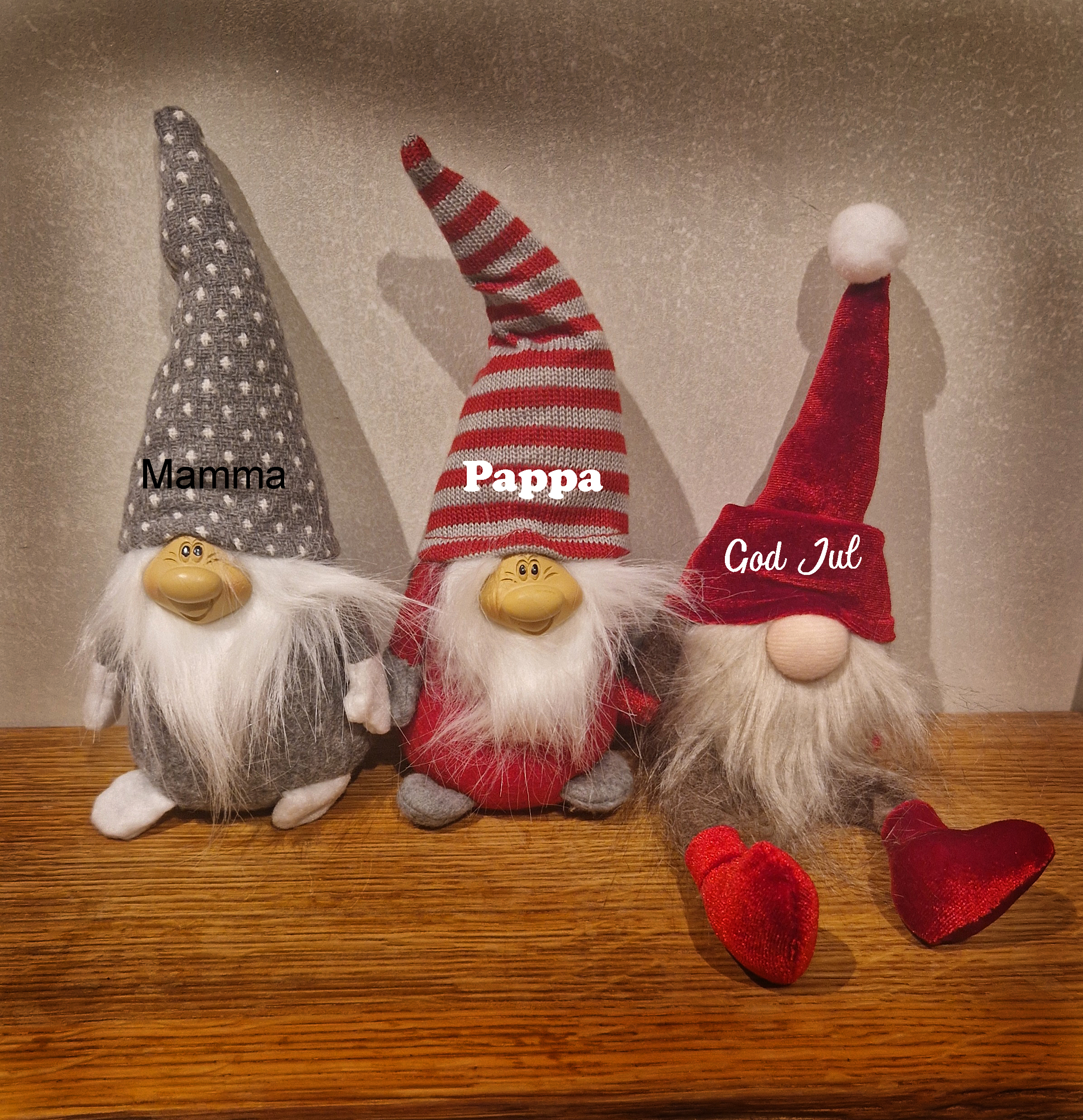Liten Tomte - Med valfritt Namn/Text