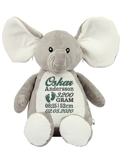 Stor Elefant 40cm - Valfri Brodyr