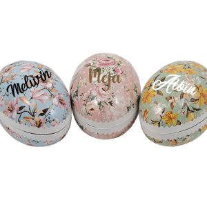 Påskägg Flowerage 15cm - Valfritt Namn