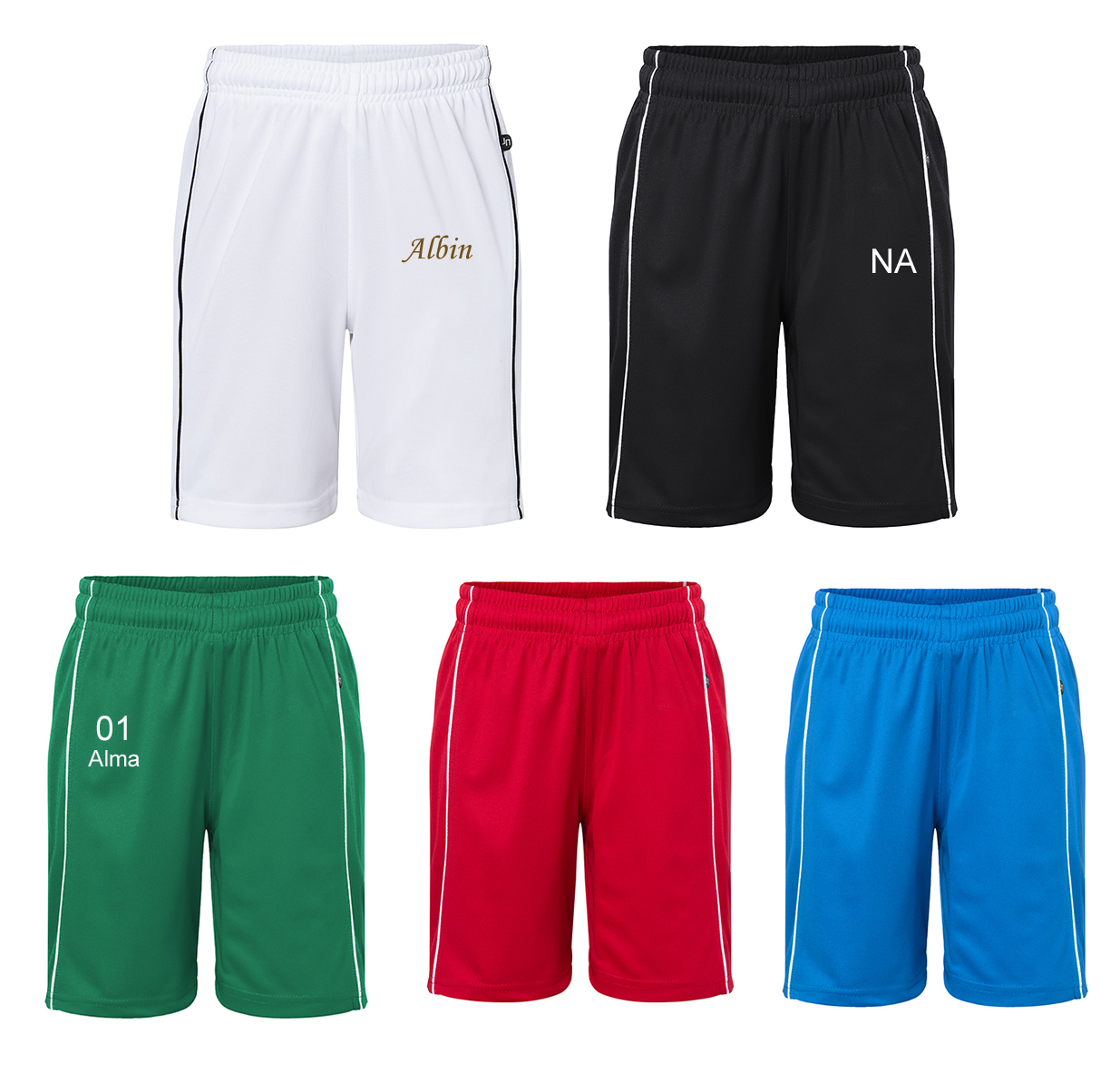 Träningsshorts Barn/Junior - Valfritt Tryck