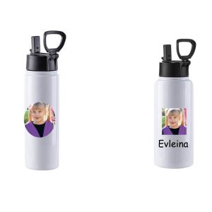 Vattenflaska fällbart Handtag 550/650ml- Valfri Bild/Bilder