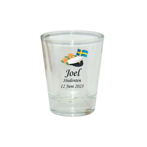 Shotglas studenttryck - Valfri Text