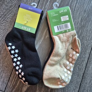 Barnstrumpor antihalk med namn 2pack - 22/24 - 25/27 - 22/24