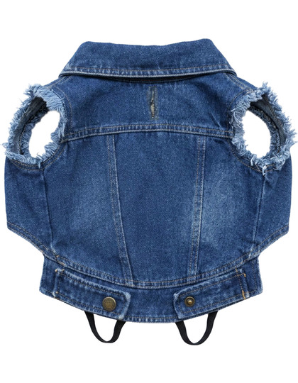 Jeans Jacka Hund - Valfritt Tryck - Bild 6
