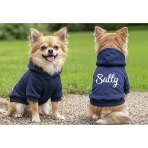 Hoodie Hund - Valfritt Tryck