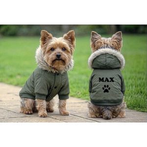 Parka Jacket Hund - Valfritt Tryck