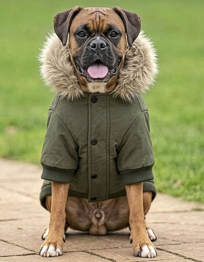 Parka Jacket Hund - Valfritt Tryck - Bild 2