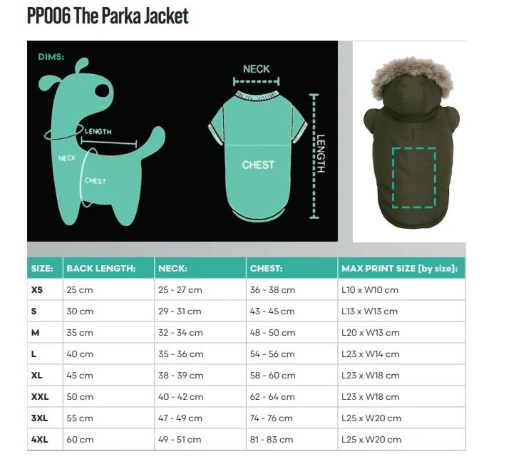 Parka Jacket Hund - Valfritt Tryck - Bild 8